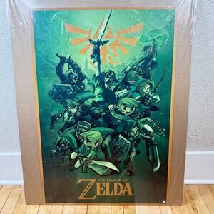 Zelda Links Gaming Video Game Poster 24" x 36"